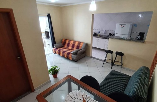 Aviacao Apartment | Cantinho do Churrasco - Gourmet Balcony at 60 mts beach