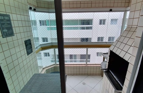 Aviacao Apartment | Cantinho do Churrasco - Gourmet Balcony at 60 mts beach