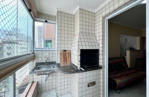 Aviacao Apartment | Cantinho do Churrasco - Varanda Gourmet a 60 mts praia