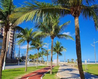 Aviacao Apartment | Cantinho do Churrasco - Varanda Gourmet a 60 mts praia