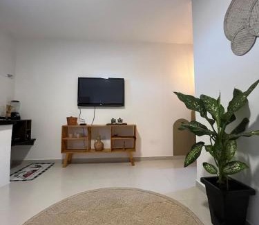 Mangabeira Apartment | Cantinho Rústico - Estilo Roça Aconchego e Conforto com Ar