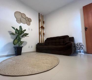 Mangabeira Apartment | Cantinho Rústico - Estilo Roça Aconchego e Conforto com Ar