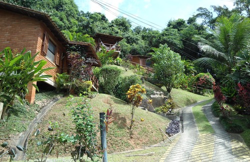 Ponte Branca House | Canto das Águas bungalows, waterfall with natural pool
