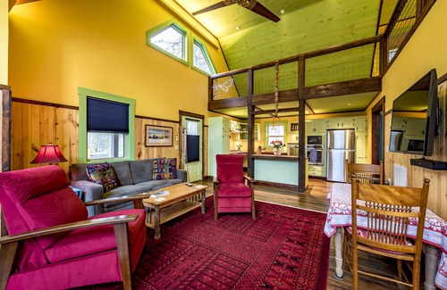 Mentone Cottage | Canyon Falls Cottage on an estate at Desoto Falls Mentone AL Central Time Zone
