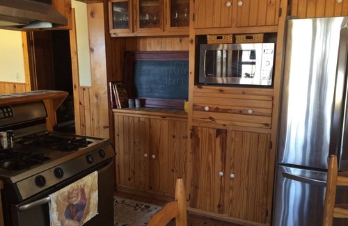 Dougherty Cabin | Canyon Hill Cabin- set in the hollers of Dougherty between Sulphur & Davis, OK.