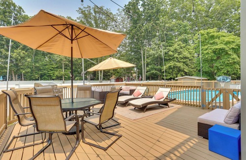 Lower Township House | Cape May Getaway w/Private Deck & Hot Tub!