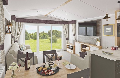 Waren Mill House | Caravan with one double and one twin.