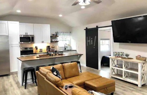 Austin Cabin | "Cardinal" cabin in 2 acre boutique tiny home resort w pool!