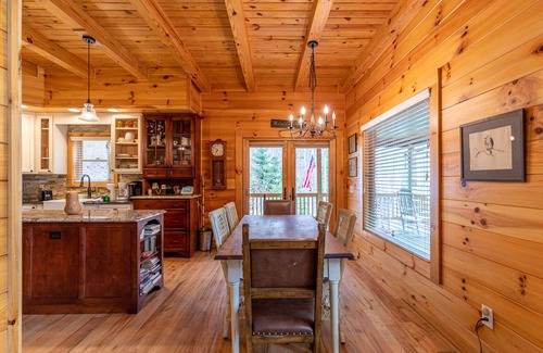 Elk Park Cabin | Cardinal's Nest- Along Cranberry Creek, great for tubing, kayaking