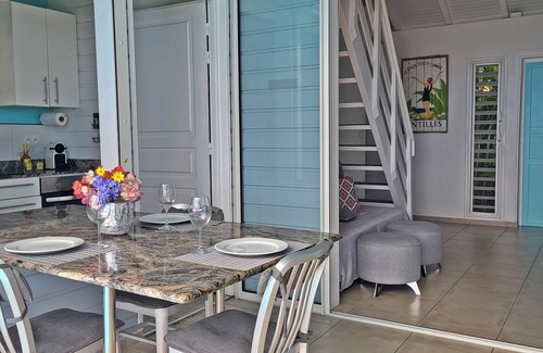 Bouillante Villa | Caribbean seafront, sea view and access, private pool 'Villa Blue Haven 2' - France