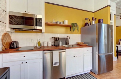 Old West Broad Neighborhood Apartment | Carolina Gold @ The Huntingdon Lofts Collection