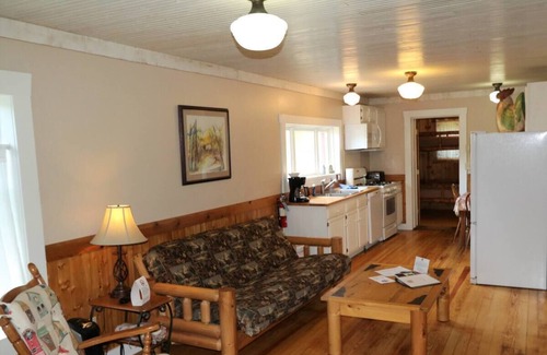 Clark Cabin | Caron House - A Well-Equipped Square Log Cabin!