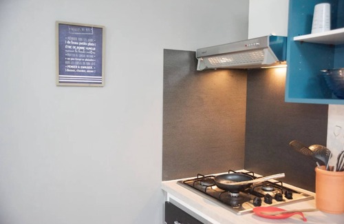 Chateauroux Ski Chalet | Carpentry - 2 bedrooms - air conditioning - wifi