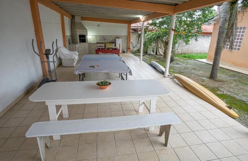 Daniela House | Casa 3 quartos 350m praia Daniela completa c/ lazer