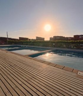 Pichilemu House | Casa 38 en Condominio Piscina climatizada 5 pax