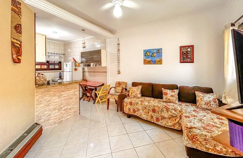 Real House | Casa a 180m da Praia Jardim Real - Praia Grande/SP