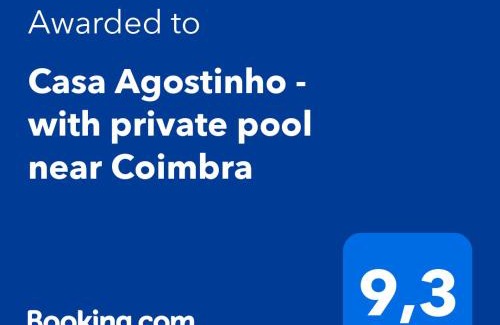 Pedrogao Grande House | Casa Agostinho - with private pool near Coimbra