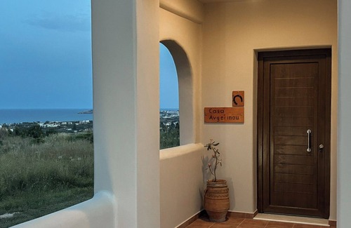 Afandou Villa | Casa Avgerinou: Hilltop Retreat with Breathtaking Sea Views & Proximity