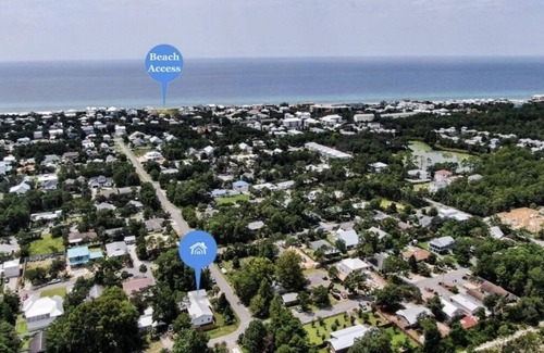 Gulfview Heights House | Casa Blanca 30A 🏖Pet Friendly🏖Game Room 🏖Golf Cart 🏖Sleeps 10 🏖 Bonfires 9/16-10/14