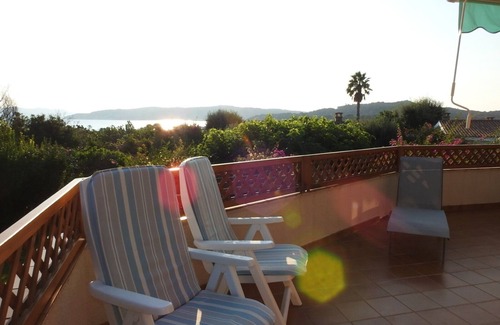 Porto Taverna House | Casa Bouganville, sea view 2 minutes walk to the beach, internet Wi-Fi