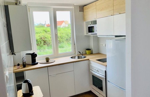 Cuchia Apartment | Casa Branca Cantabria: Spacious first floor with garden 500m from the beach | Wifi/Garaje