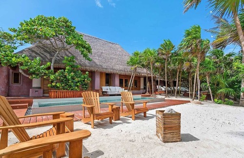 Chacchoben Villa | Casa Cantarena - 3BR Beachfront villa on idyllic and secluded beach w/chef