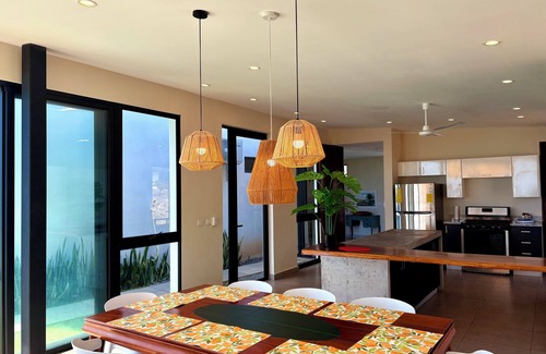 La Libertad House | Casa Caracoles, 4-bedroom modern house with spectacular view in El Sunzal