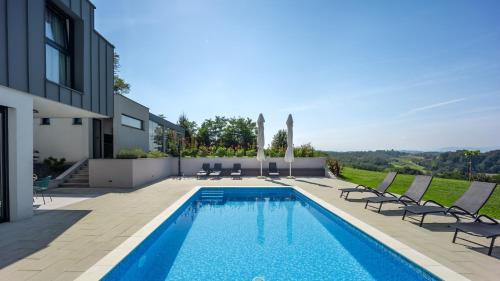 Municipality of Luka Villa | Casa Cielo, new modern villa with outdoor pool