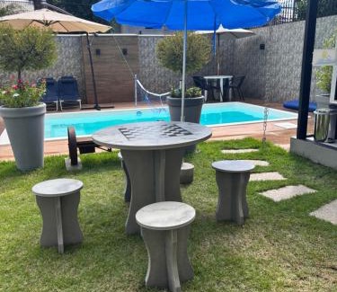 Jardim Iate Clube House | Casa com piscina Balneário Camboriú CasaAlbertiBc