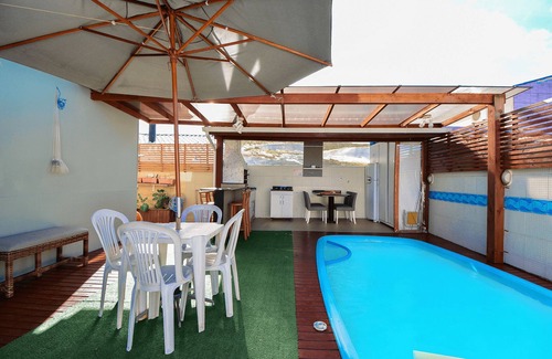 Alto Ribeirao Leste House | Casa com Piscina no Ribeirão da Ilha