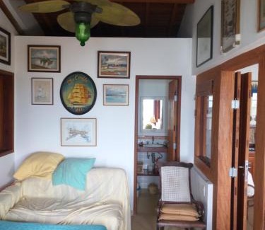 Toninhas Villa | Casa com piscina - vista panorâmica para o mar