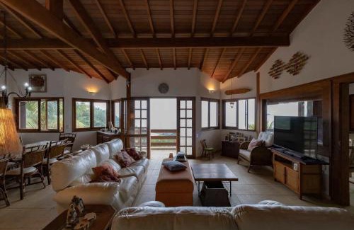 Toninhas Villa | Casa com piscina - vista panorâmica para o mar