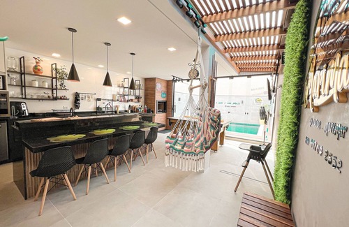 Caraguatatuba Condo | Casa Cond 500 mt BEACH/Pool/Hydro/Snooker/Ping Pong