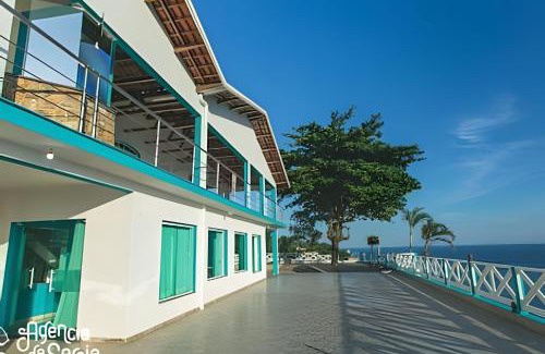 Praia de Borrifos House | Casa costeira com vista e área gourmet no Borrifos