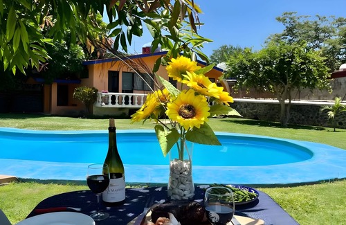 Ayala House | Casa de Campo con Amplio Jardin y Alberca en Cuautla Morelos. Pet Friendly