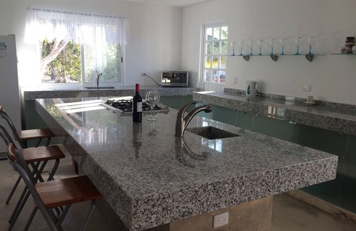Telchac Puerto House | Casa De Cocos: A Private Family Friendly Beachfront House with A/C and Wifi
