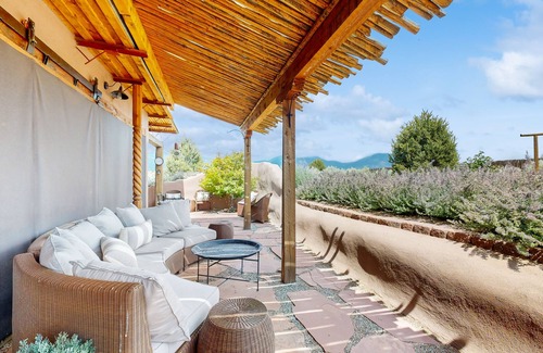 Taos House | Casa de Taos: Enchanting Retreat on 2.5 Acres w/Hot Tub & Stunning Views