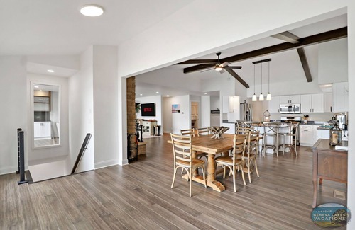 Whitewater House | Casa Del Sol -Premium Lakefront Getaway |Massive Water-Facing Deck |Boat Dock |Deluxe Bar & Rec Room