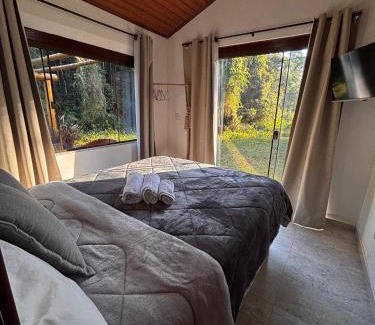 Miguel Pereira Resort | Casa di Pedra com linda vista para natureza - Miguel Pereira