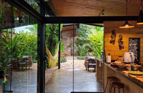 Cavalcante House | Casa jardim com ofurô - Chapada dos veadeiros