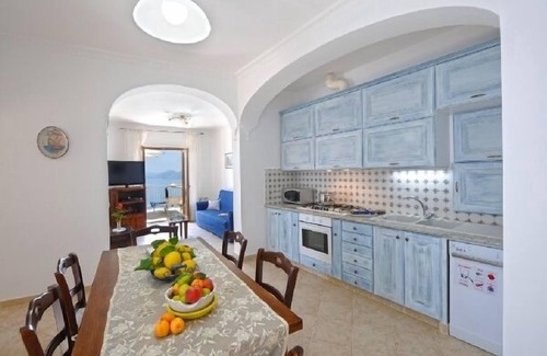 Praiano Apartment | Casa Le Agavi, terrace with stunning view