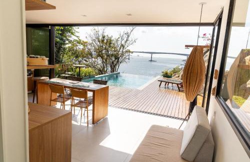 Centro de Vila Velha House | Casa LUXO c/vista panorâmica em Vila Velha-SH095D