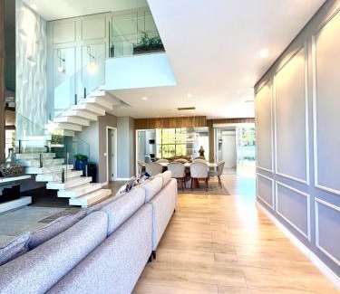 Cachoeira do Bom Jesus House | Casa Luxo com piscina a 500 metros da praia