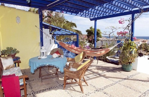 Tarajalejo Villa | CASA MARAVILLA DEL MAR - home office with sea view