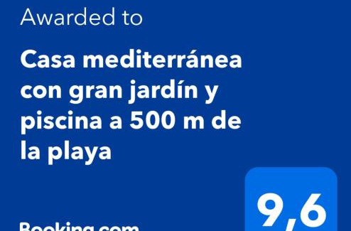 El Roc de Sant Gaieta Villa | Casa mediterránea con gran jardín y piscina a 500 m de la playa