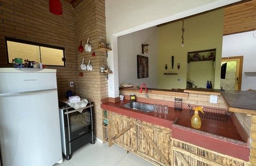 Teresopolis Ski Chalet | Casa Mohini: Deck Para Montanha e Lareira. Piscina Natural e Templo a 5 min
