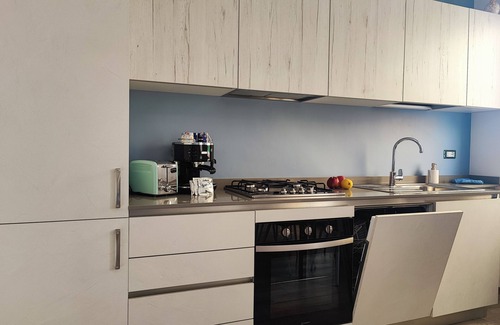 Numana Apartment | Casa Nadia: a few steps from the sea with garage, terrace and games room.