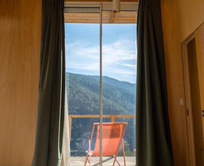 Manteigas Cabin | Casa Raposa Lodges - Terrace Mountain View