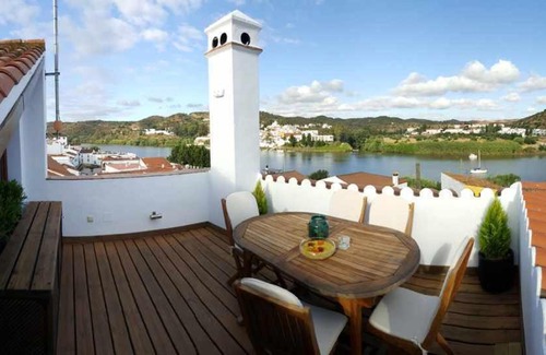 Sanlucar de Guadiana House | Casa rural La Rabá Terraza con increíbles vistas