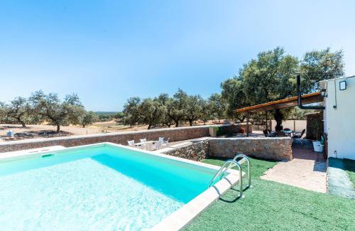 Santa Olalla del Cala Villa | Casa Rural Quejigo con piscina